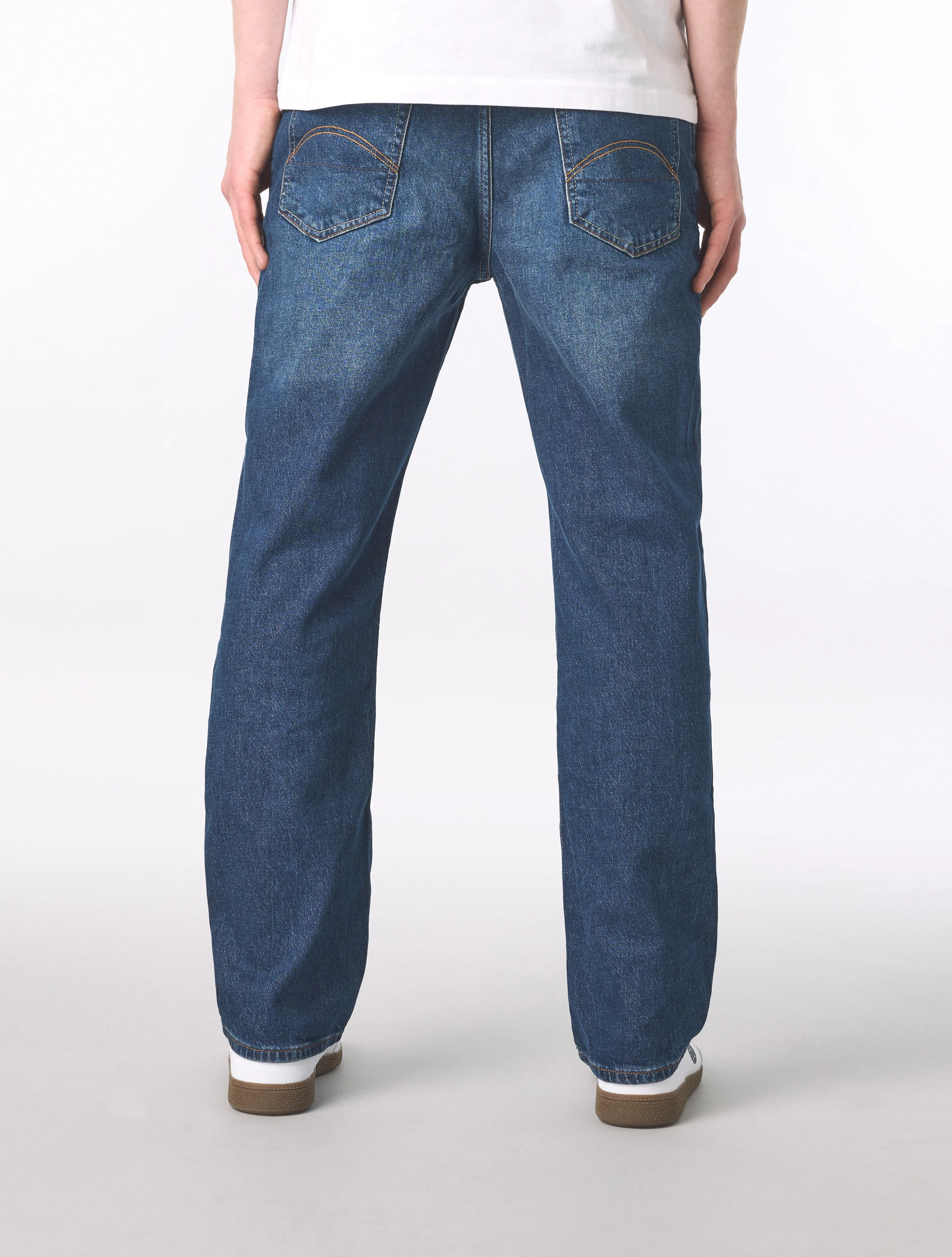 6 Month Wash Burnage Regular Fit Jeans - Image 4