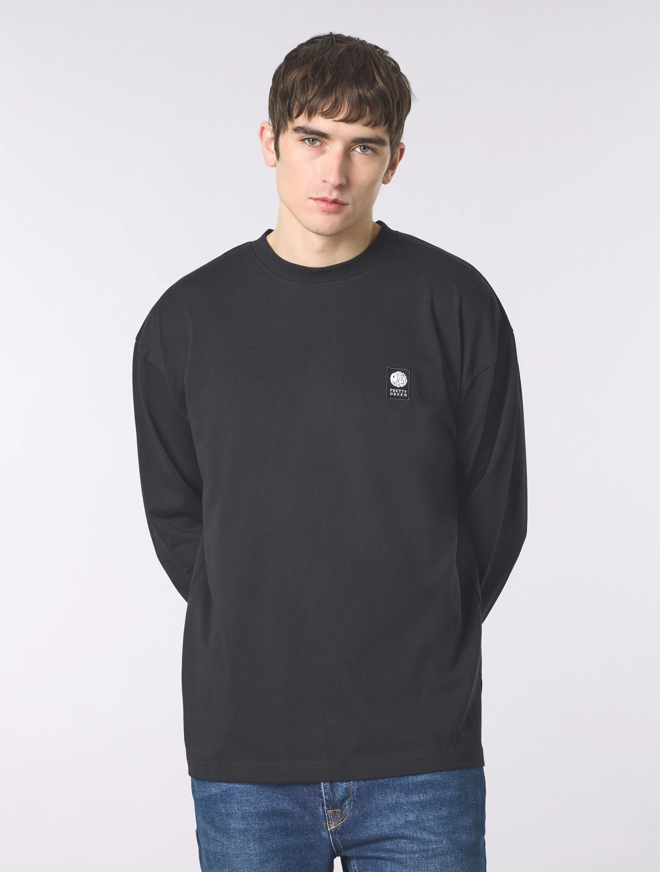 Black Brennan Long Sleeve T-shirt - Image 3