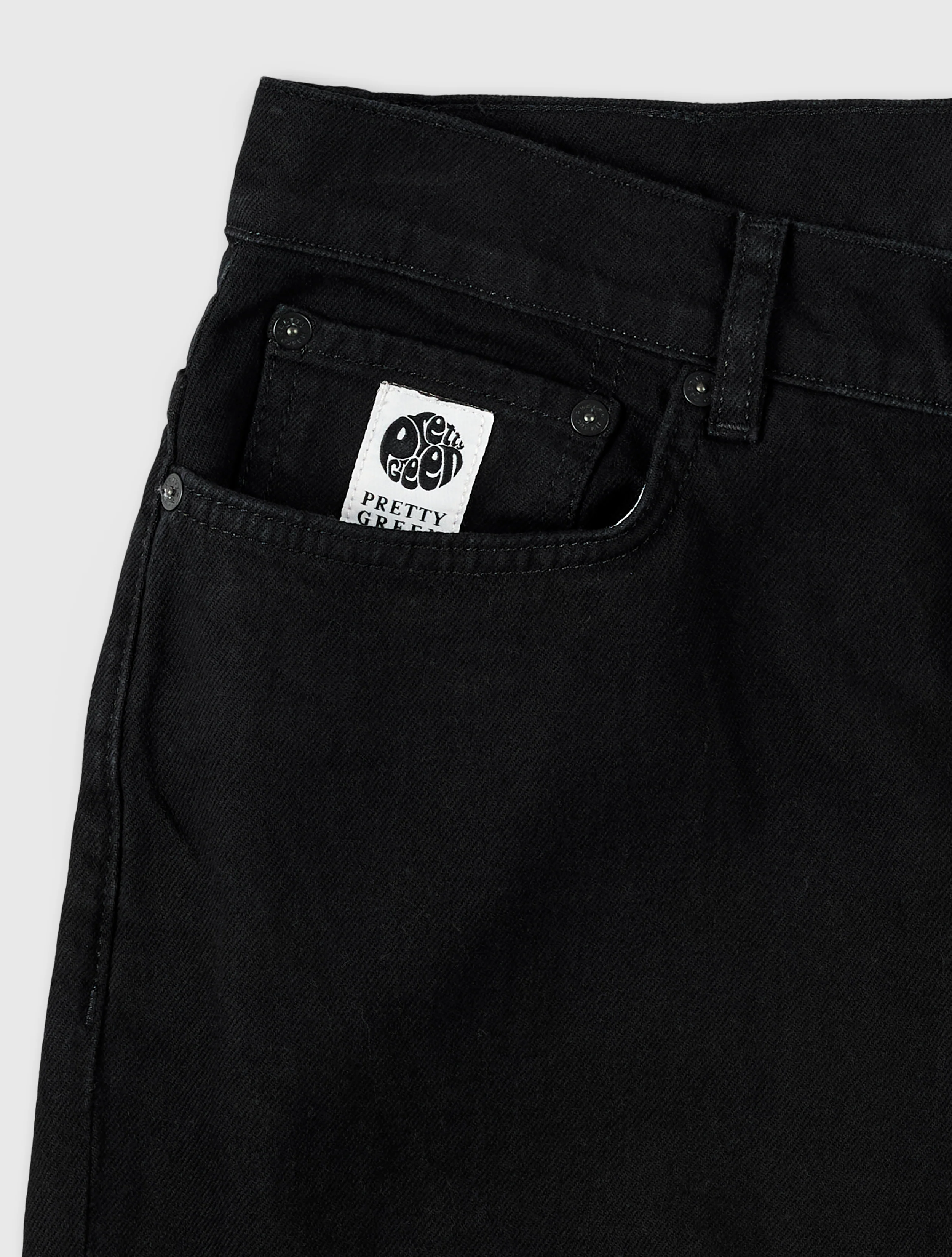 Black Burnage Regular Fit Jeans - Image 7