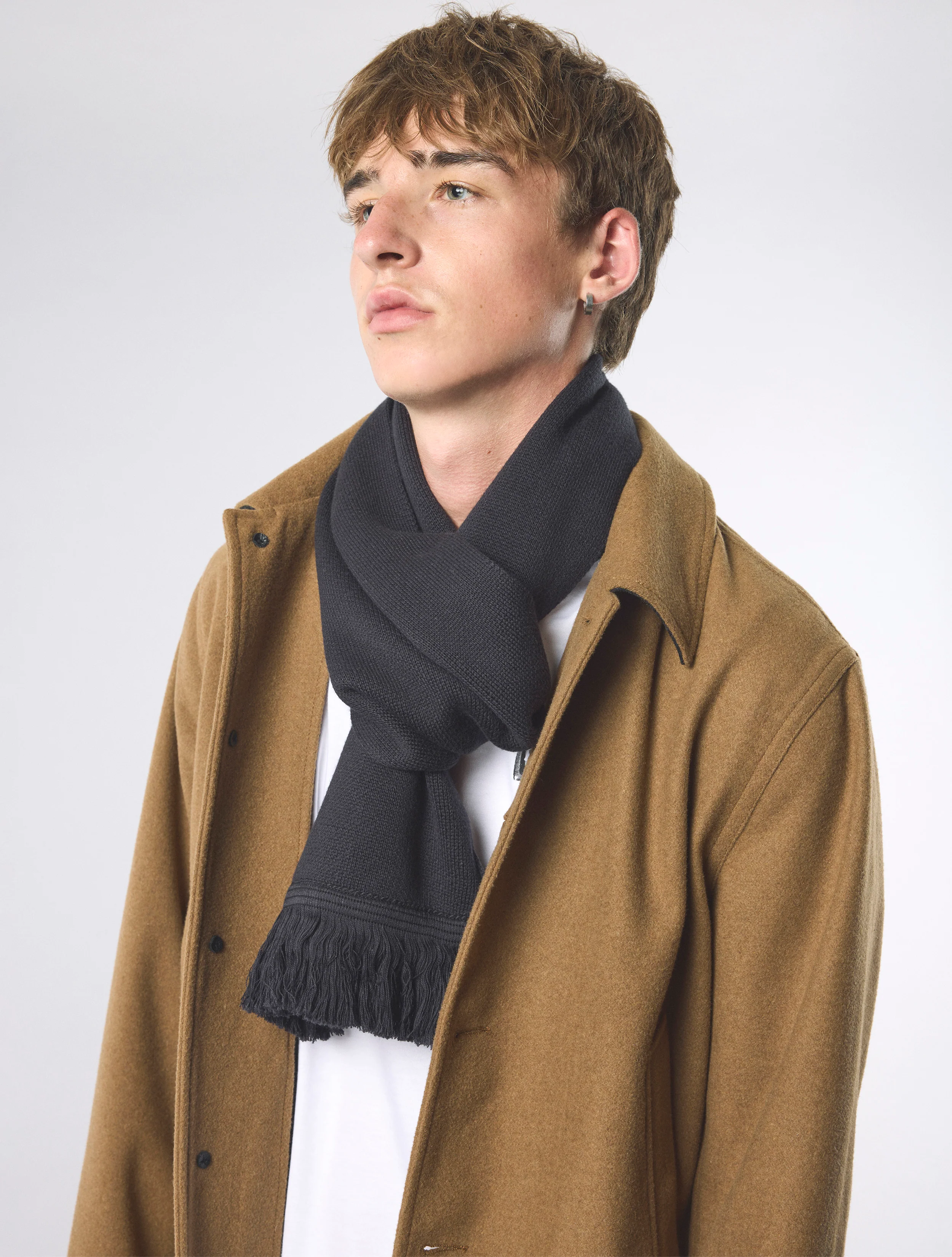 Black Norbury Scarf - Image 4