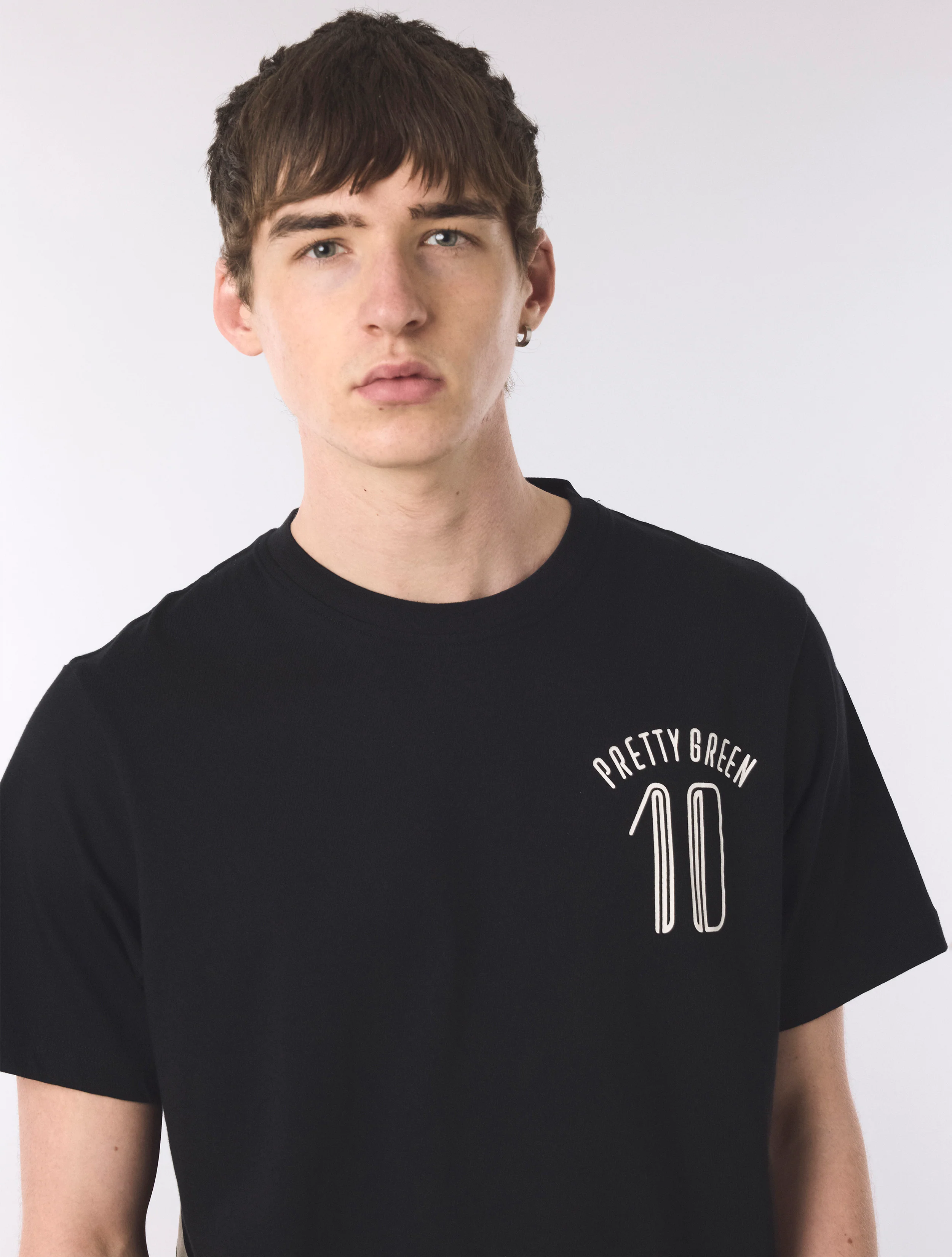 Black Outro Football Graphic T-Shirt - Image 6