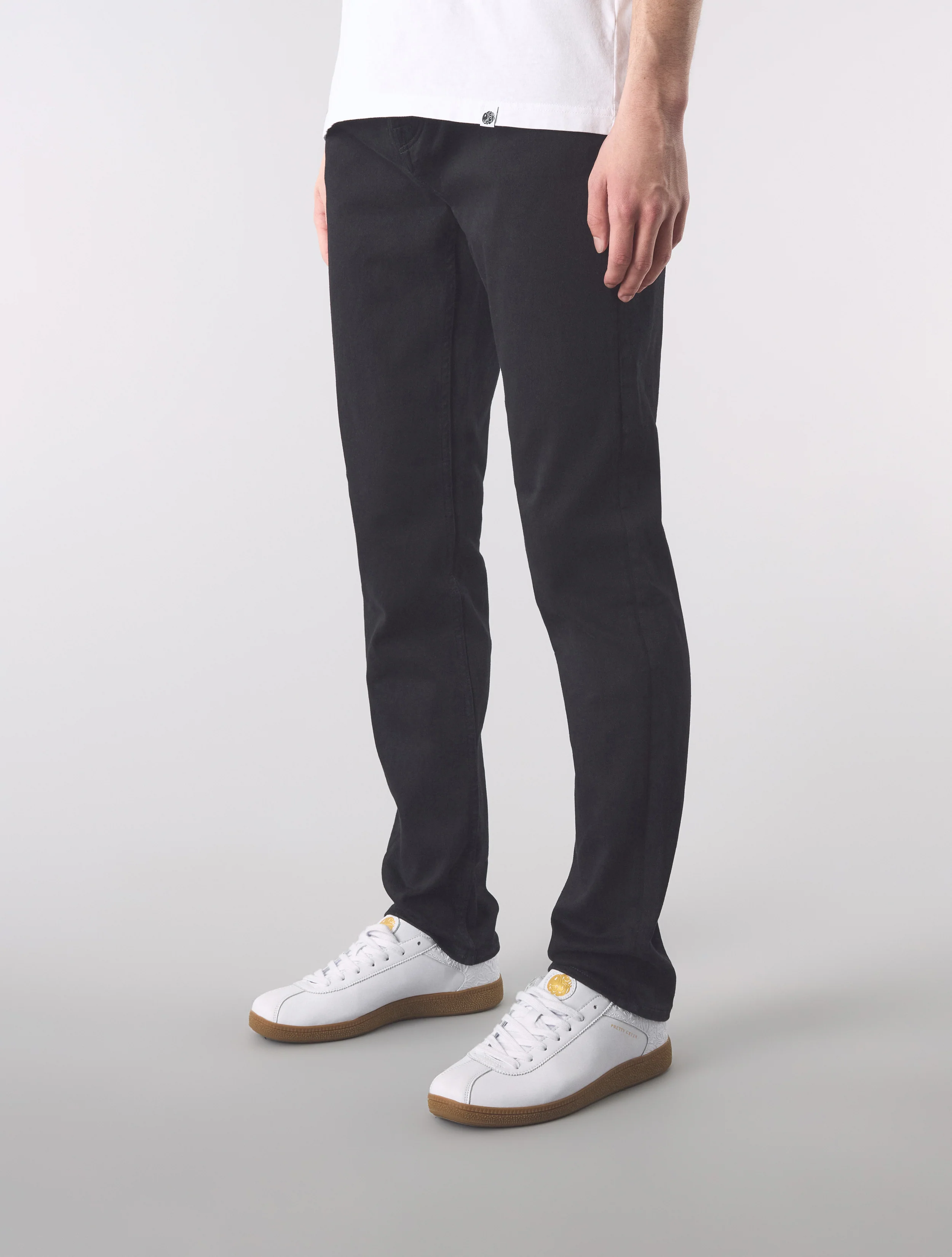 Black Rinse Erwood Slim Fit Jeans - Image 3