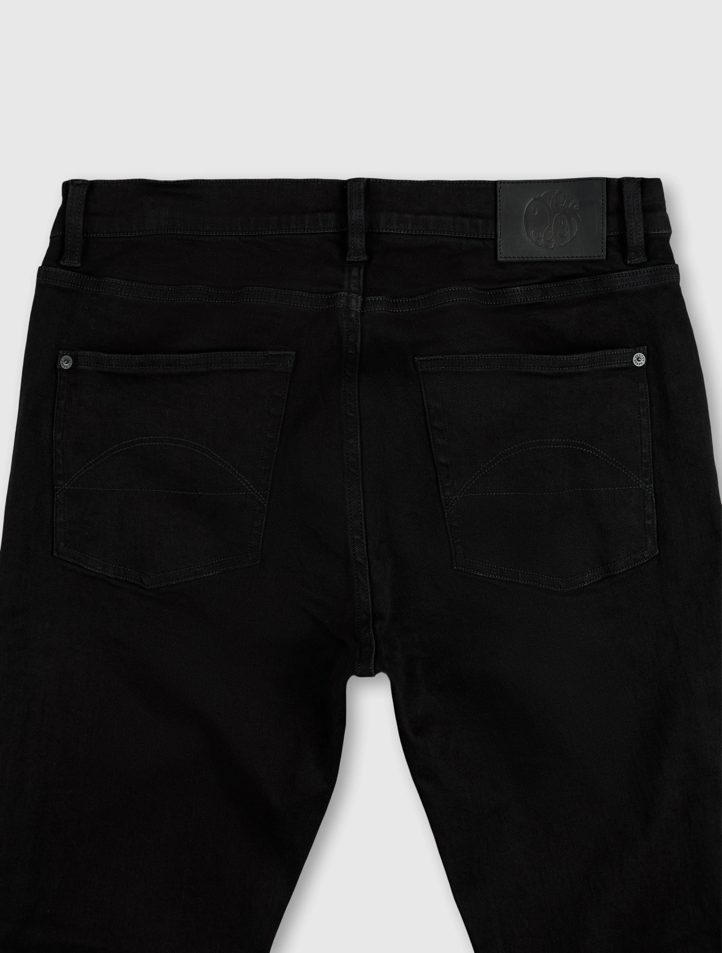 Black Rinse Erwood Slim Fit Jeans - Image 7