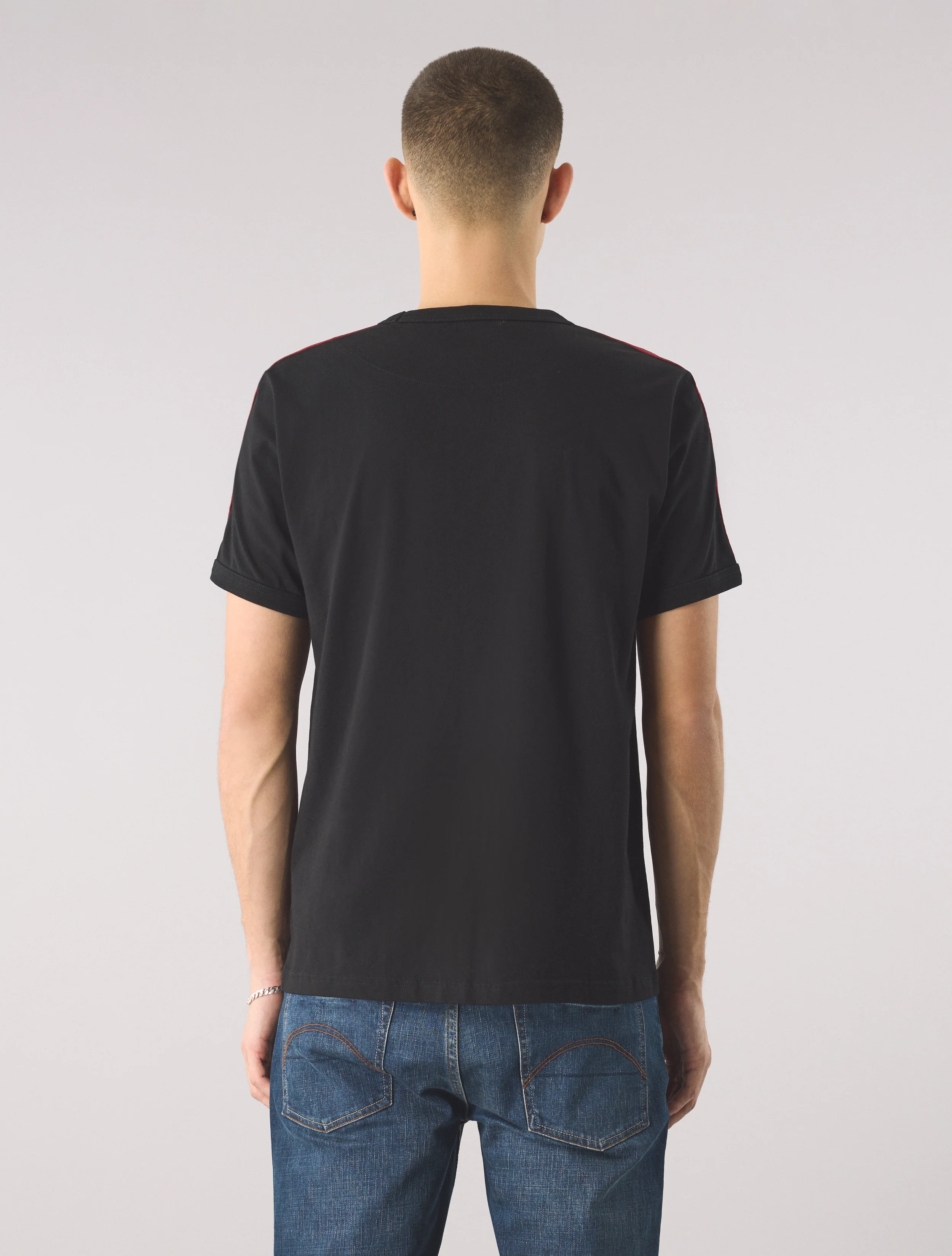Black Tilby Tape T-shirt - Image 4