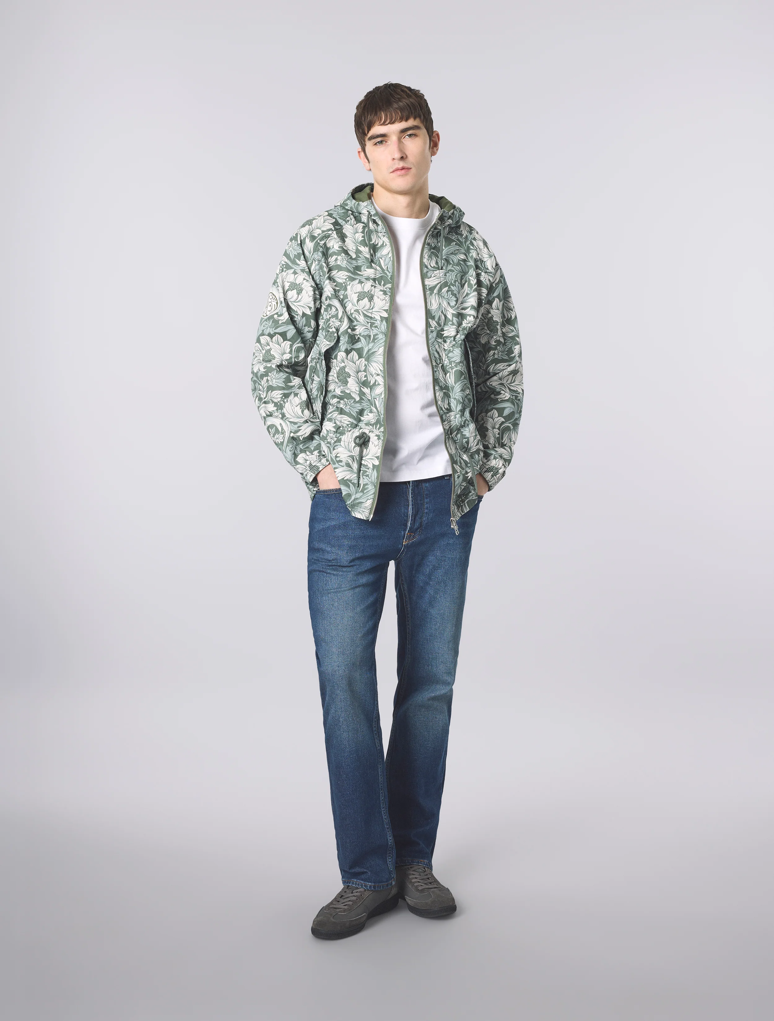 Green Bostall Printed Jacket - Image 4