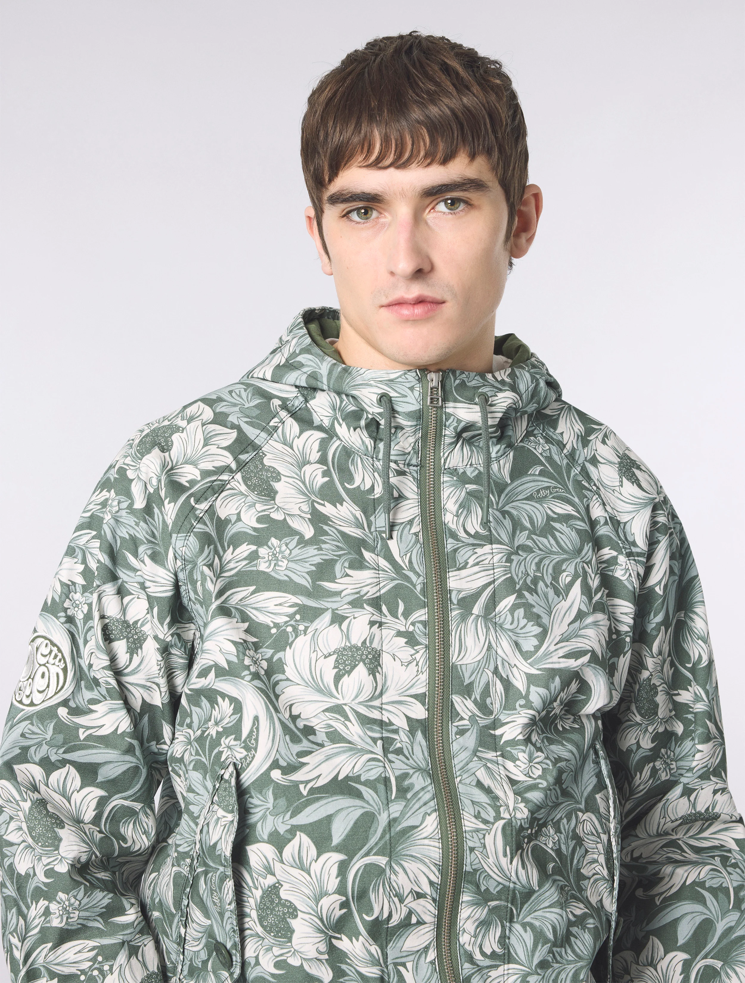 Green Bostall Printed Jacket - Image 7