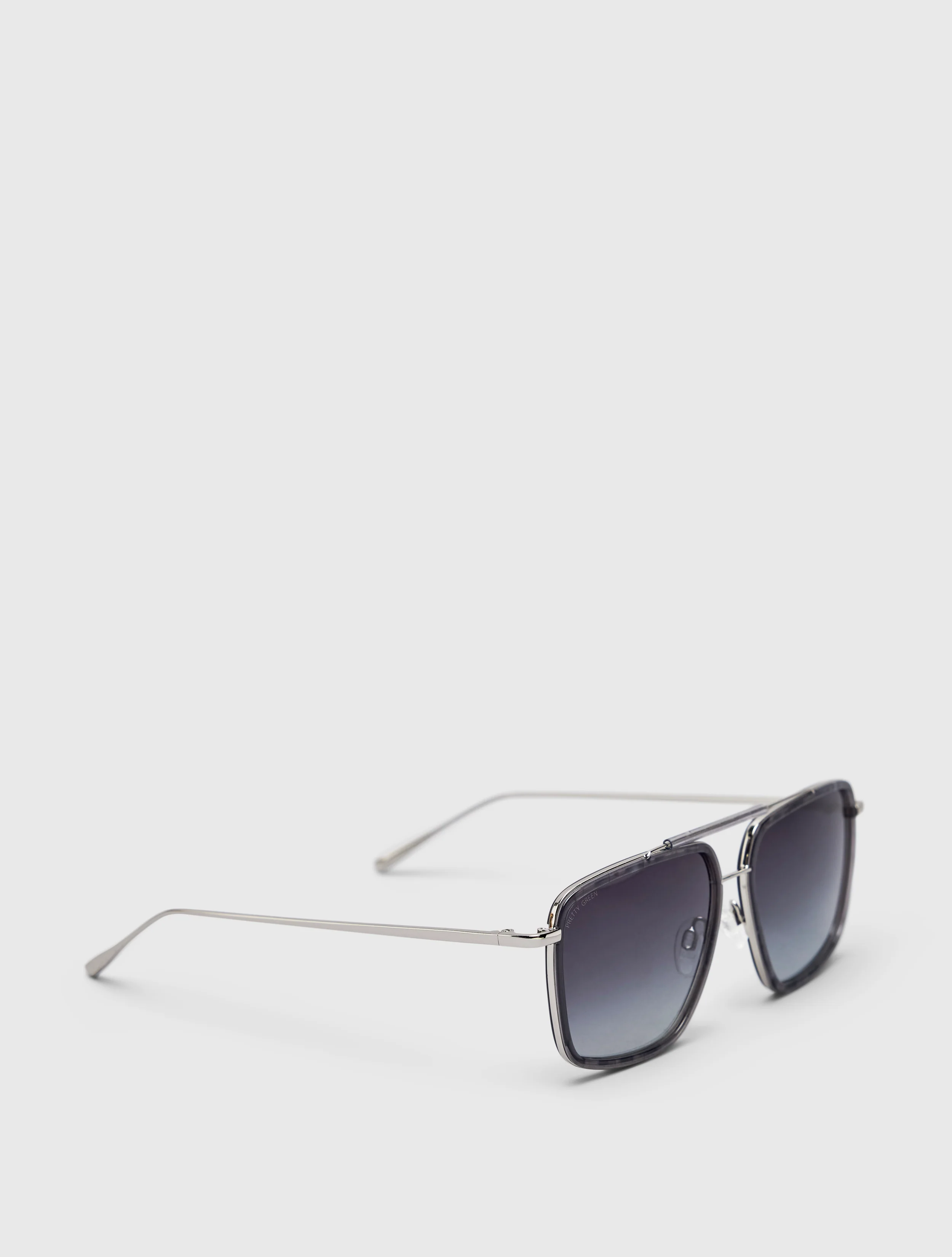 Grey Combination Navigator Sunglasses - Image 3