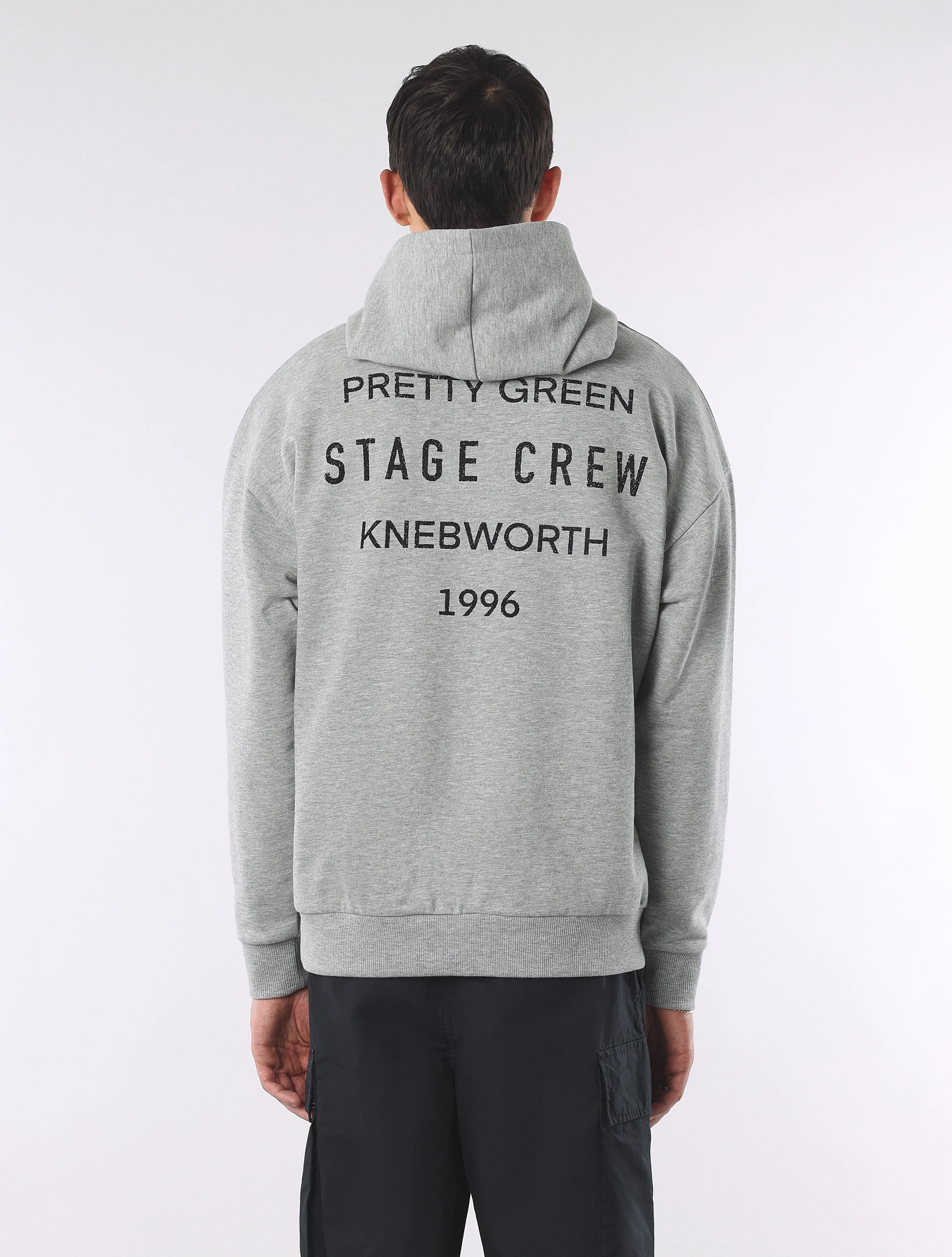 Grey Knebworth Graphic Hoody - Image 5