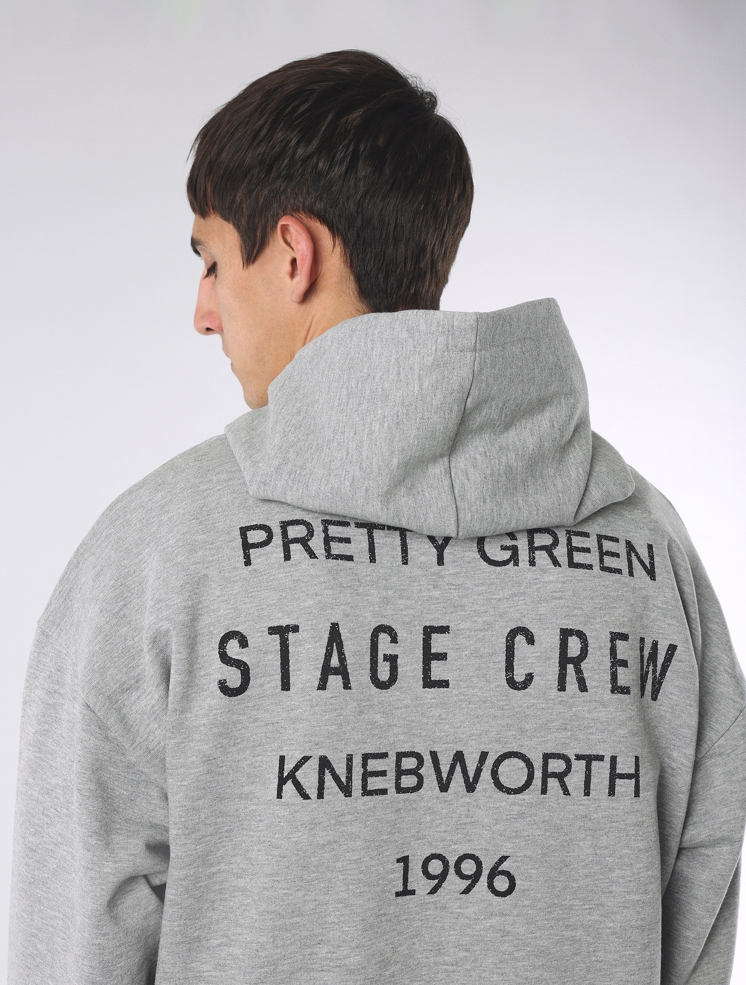 Grey Knebworth Graphic Hoody - Image 7