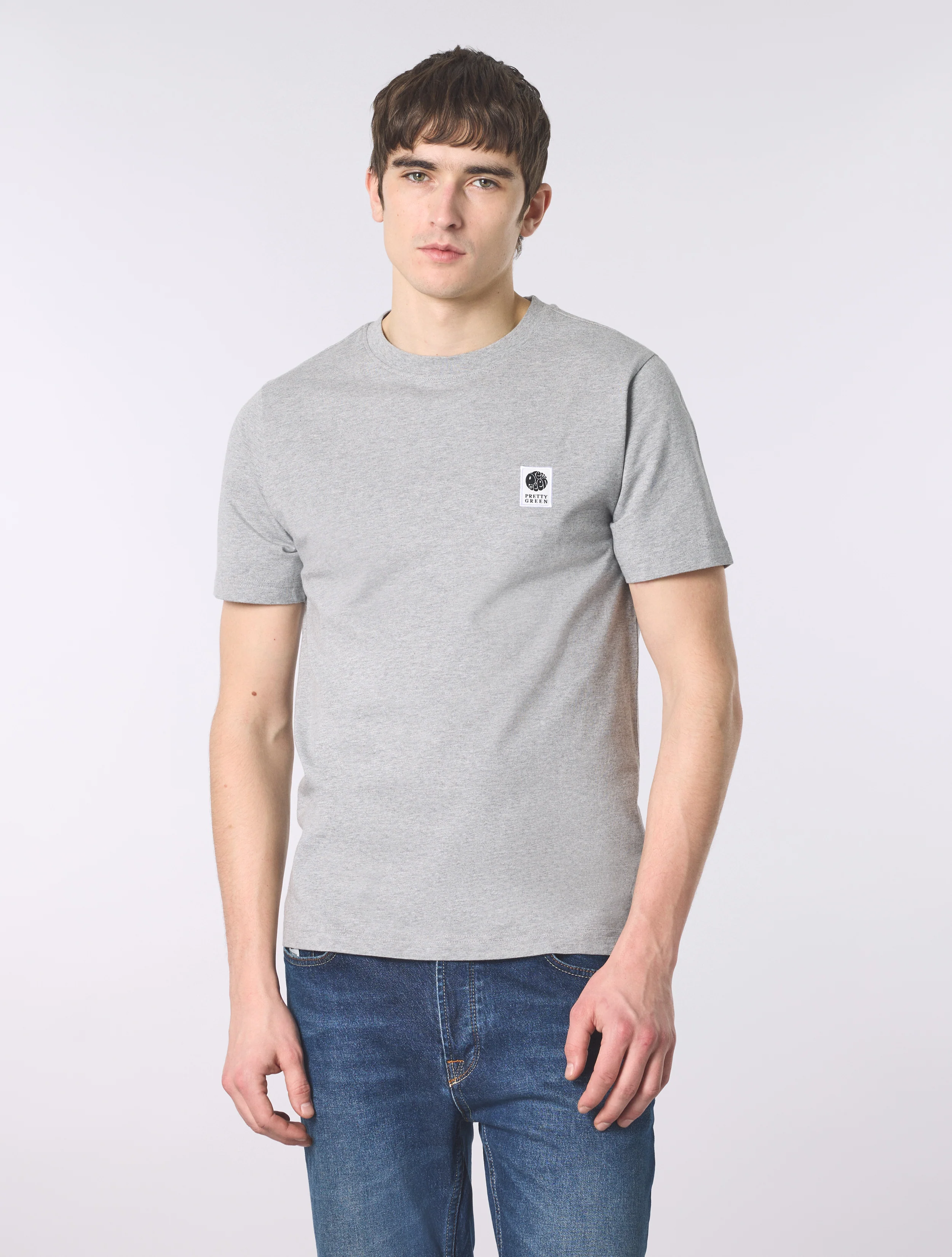 Grey Marl Sinclair T-Shirt - Image 3