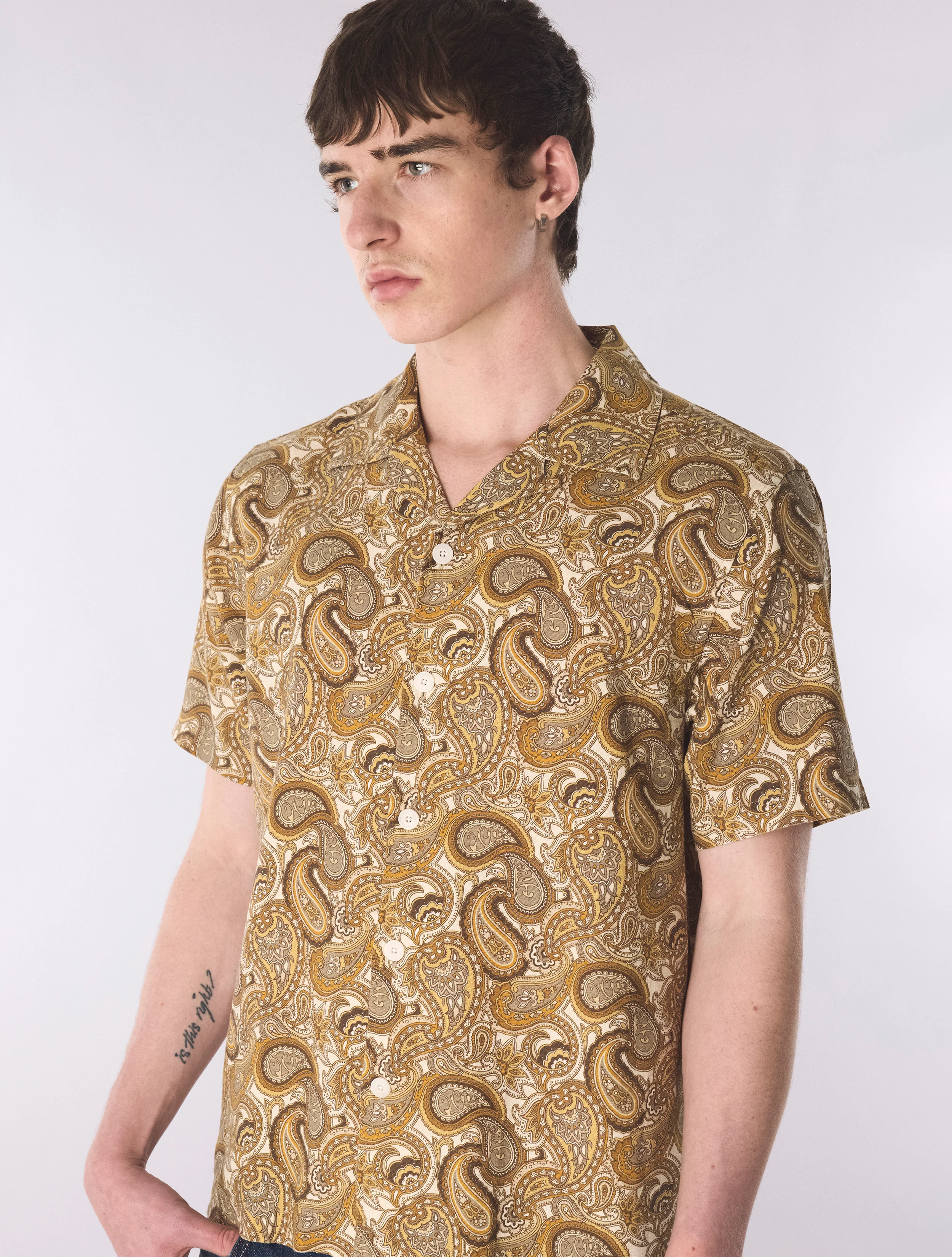 Multi Hermosa Paisley Short Sleeve Shirt - Image 5