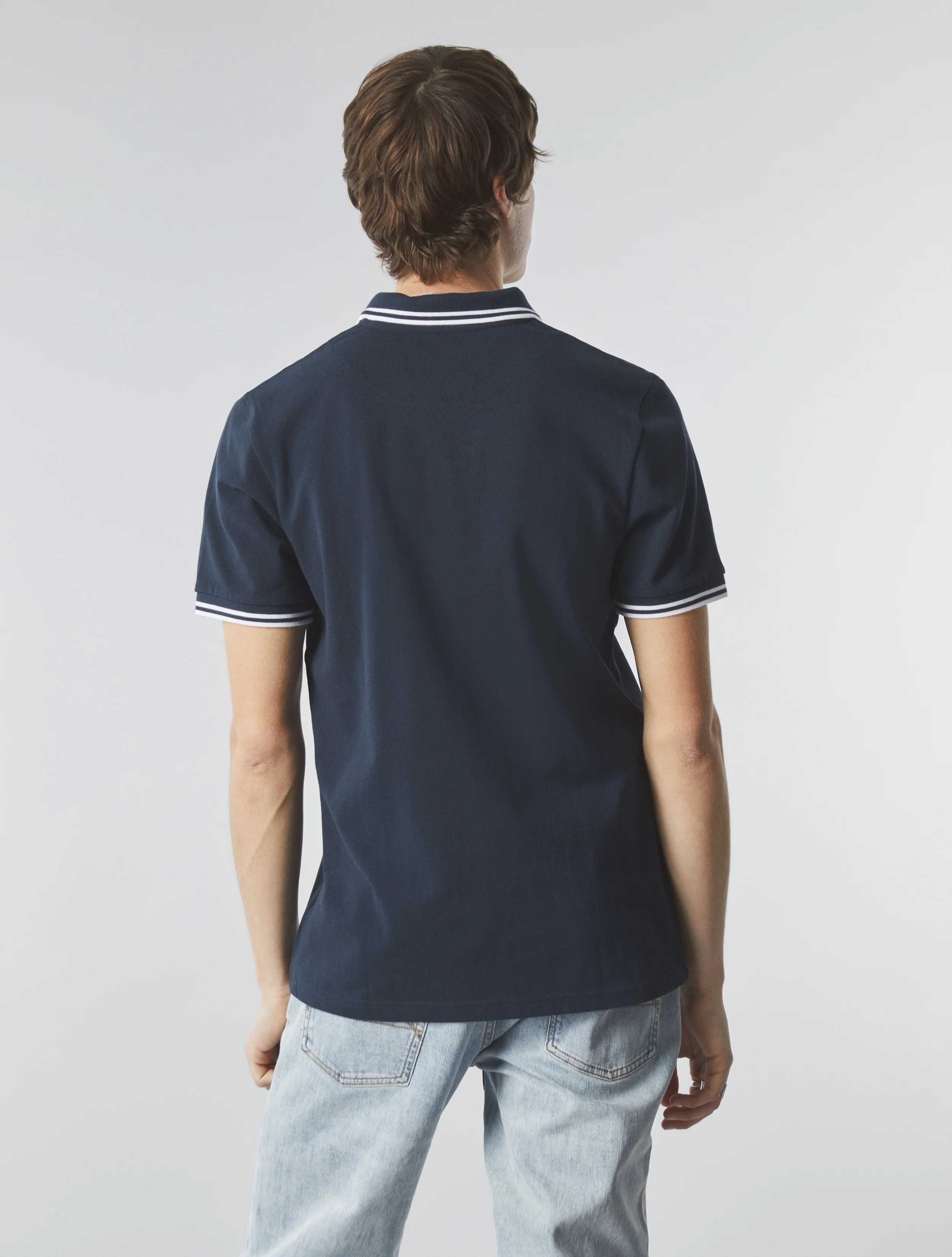 Navy Barton Polo - Image 4