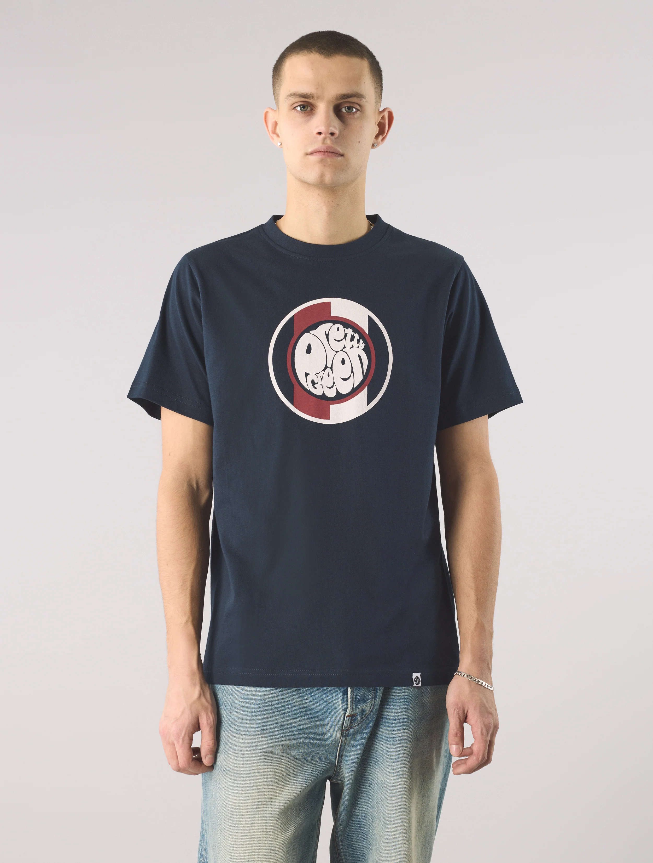 Navy Tilby Logo T-shirt - Image 3