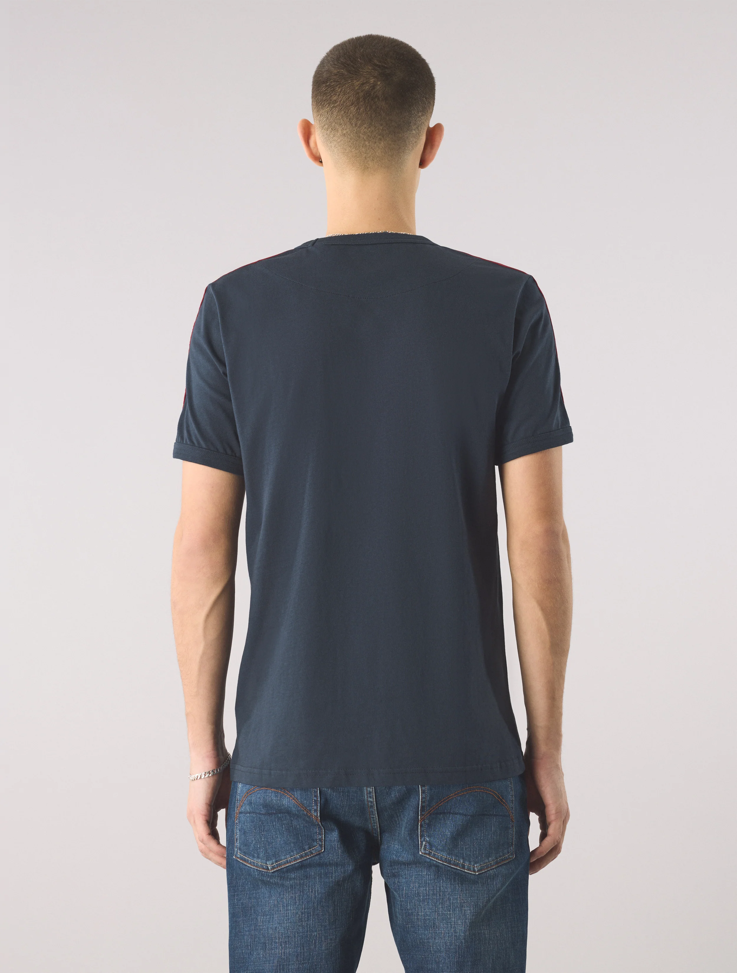 Navy Tilby Tape T-shirt - Image 4