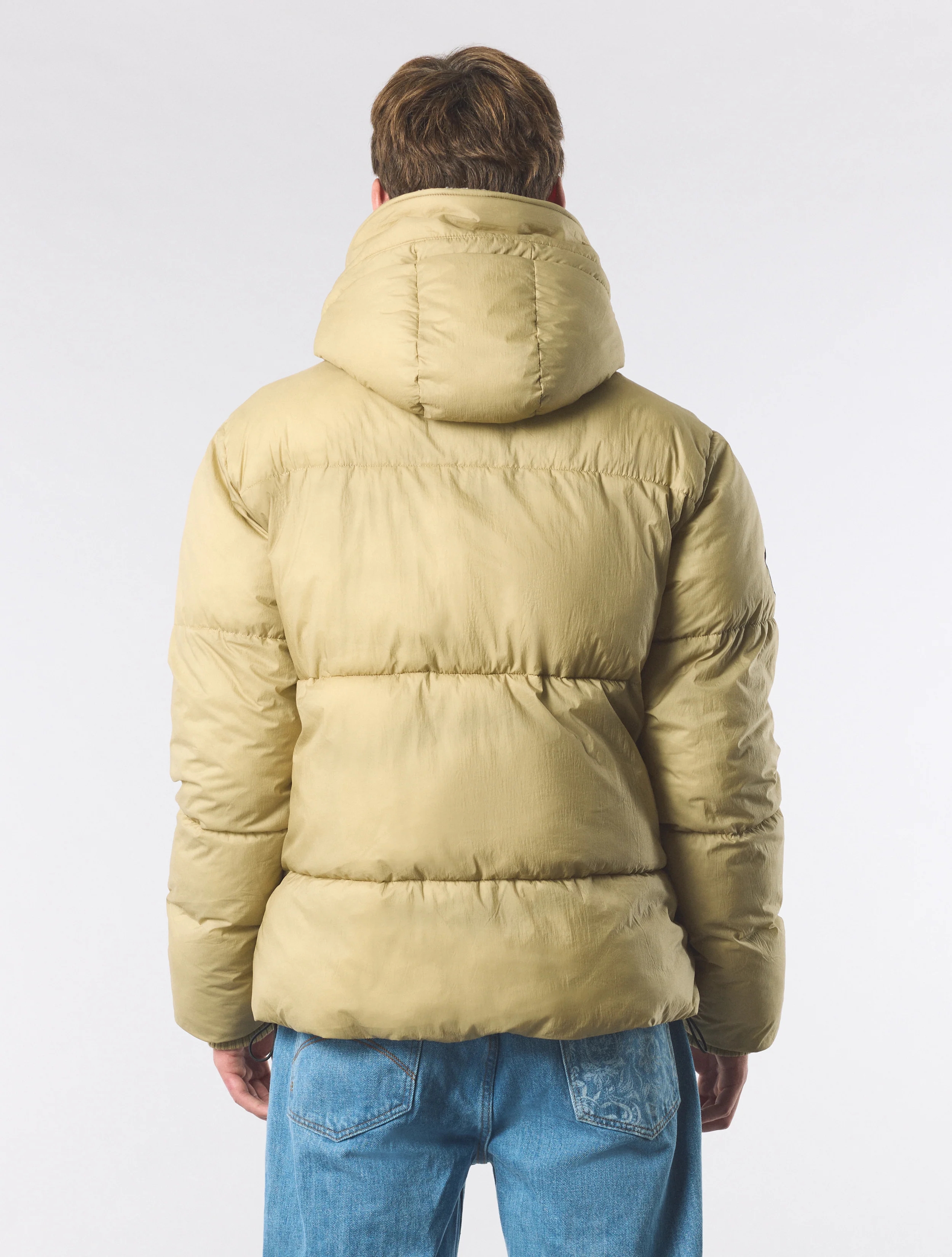 Taupe Stiperstone Puffer Jacket - Image 4