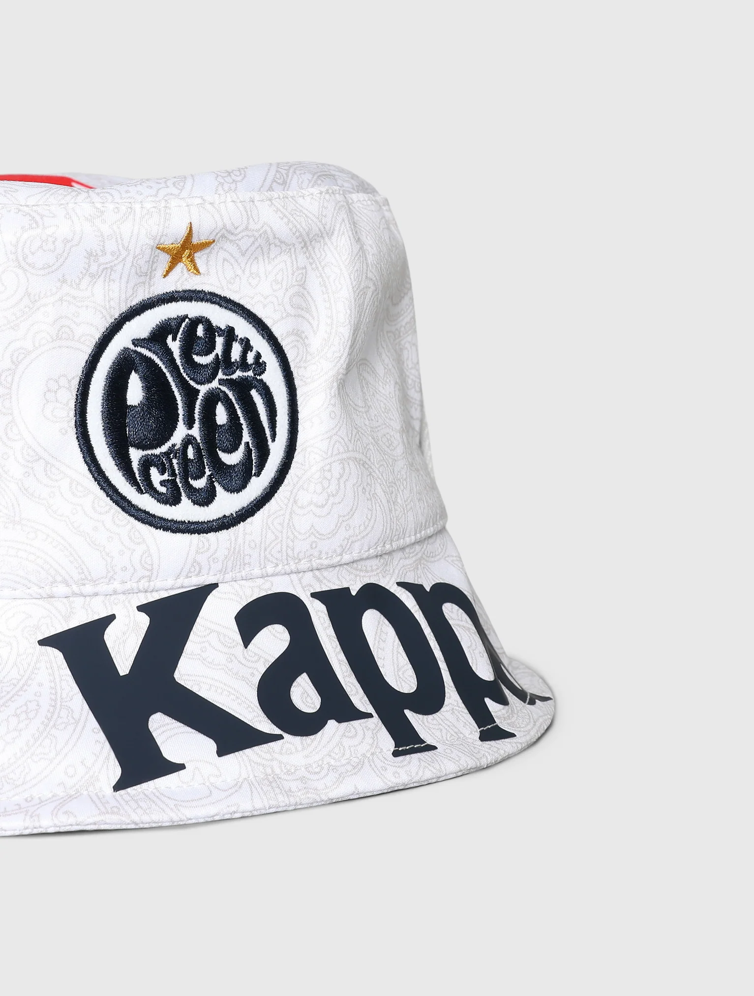 White Pretty Green x Kappa Home World Cup Bucket Hat - Image 11