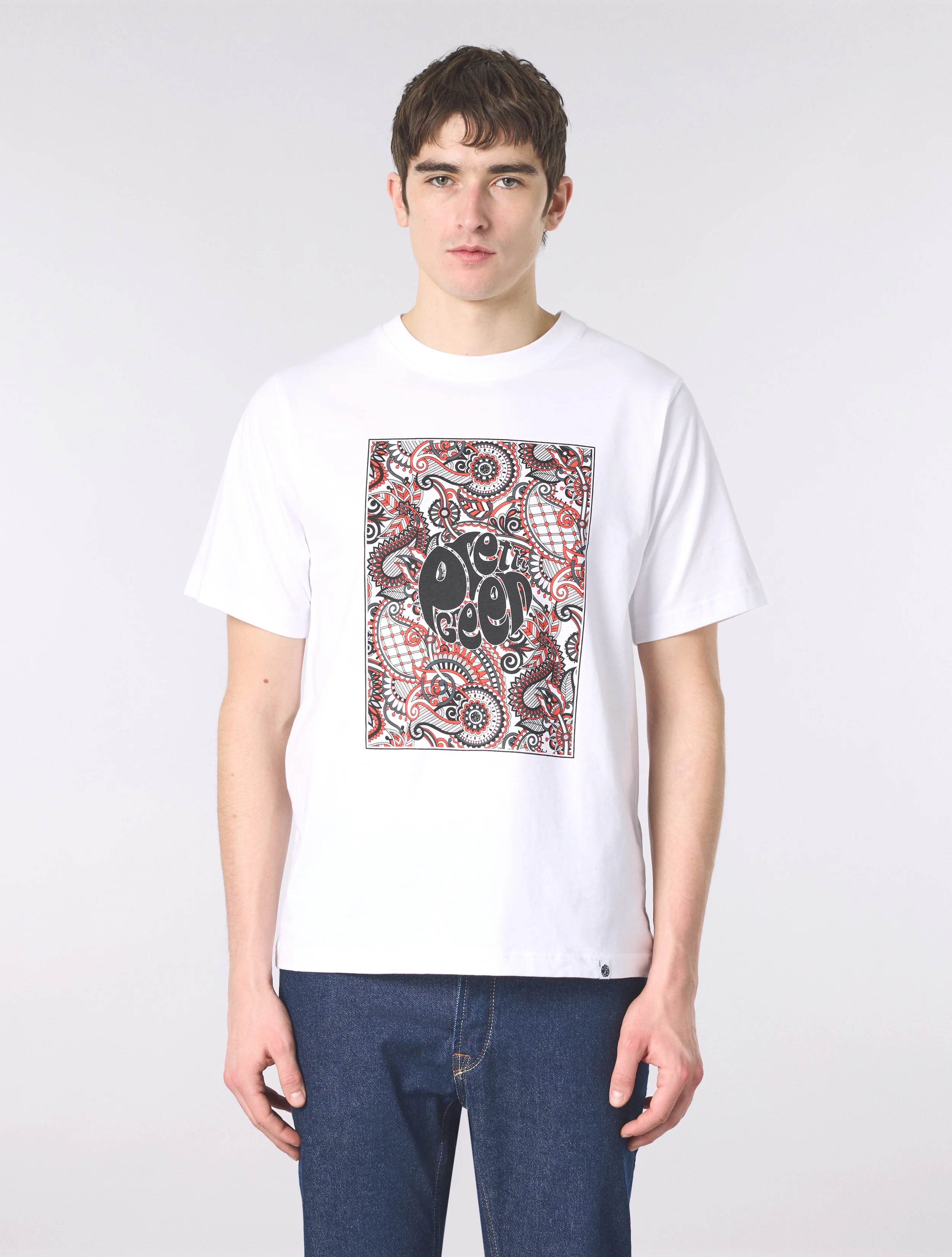 White Resonance Box Logo T-Shirt - Image 3