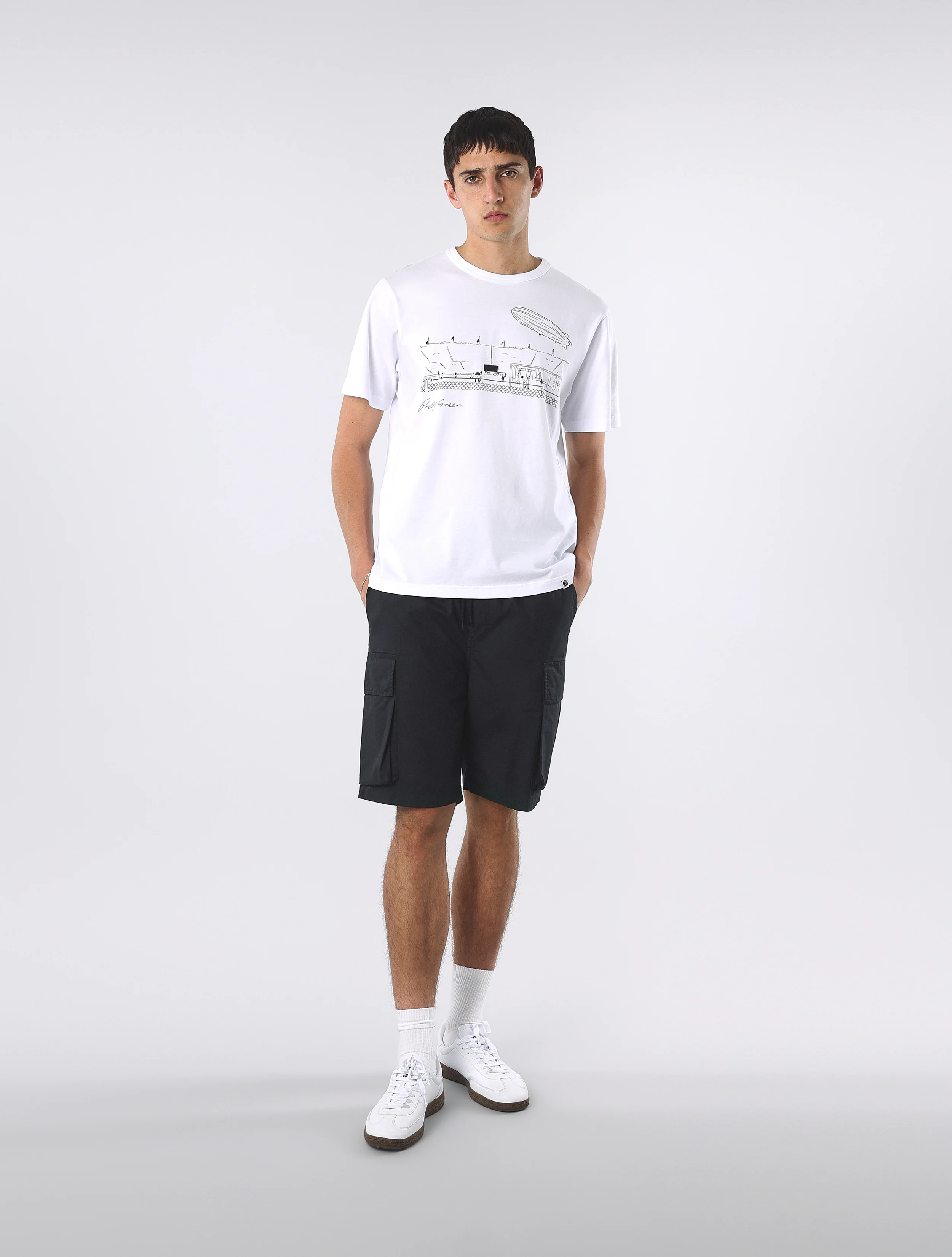 White Stadium T-Shirt - Image 2